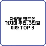 차량용 핸드폰 거치대 추천, 초보 운전자 필수템!